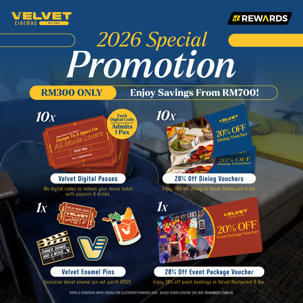 Velvet Cinemas by GSC Special Promotion 2026