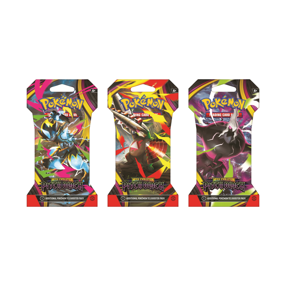 Pokémon TCG: Mega Evolution (ME05) Pitch Black - Sleeved Boosters