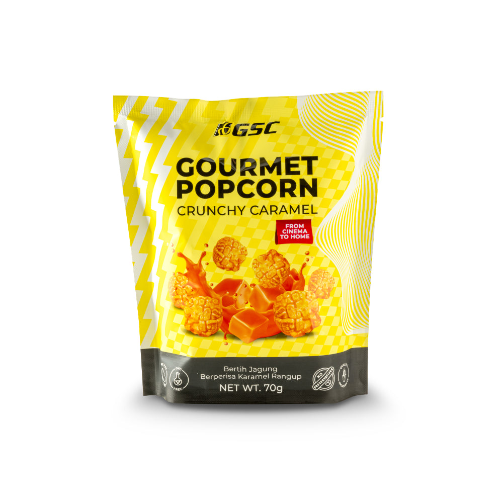 GSC Gourmet Popcorn Small Pack - Crunchy Caramel & Dark Chocolate