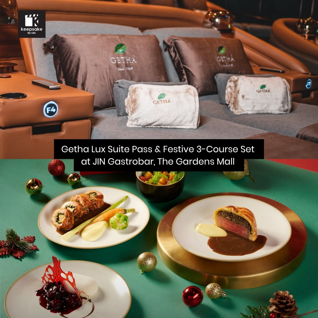 Getha Lux Suite & JIN Gastrobar Sparked Indulgence 3-Course Festive Set at The Gardens Mall