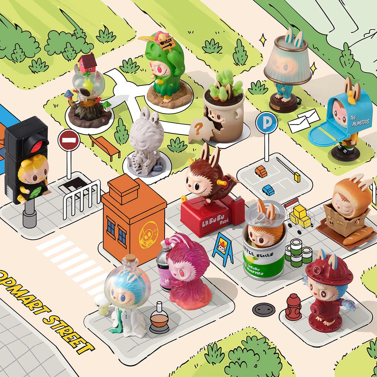 POP MART The Monsters Almost Hidden Series Figures (Blind Box)