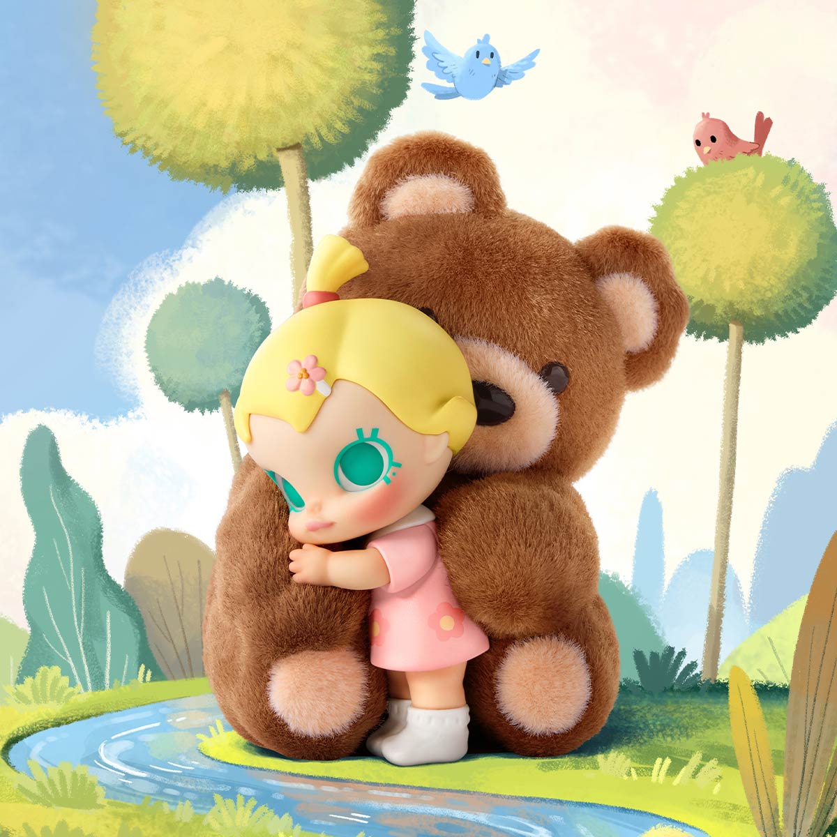 POP MART Baby Molly My Huggable Discovery Series Figures