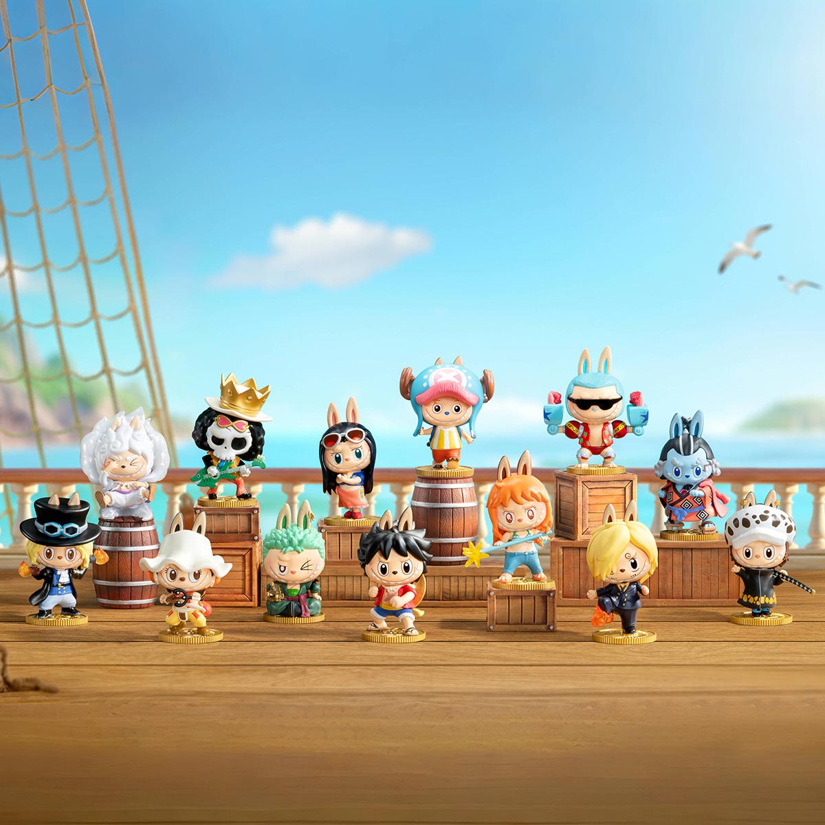 POP MART THE MONSTERS × One Piece Series Figures (Blind Box)