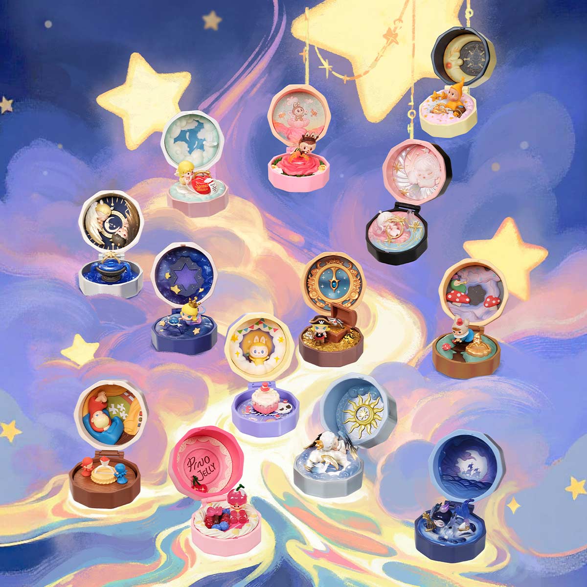 POP MART Romantic Ring Box Series 4 Scene Sets (Blind Box)