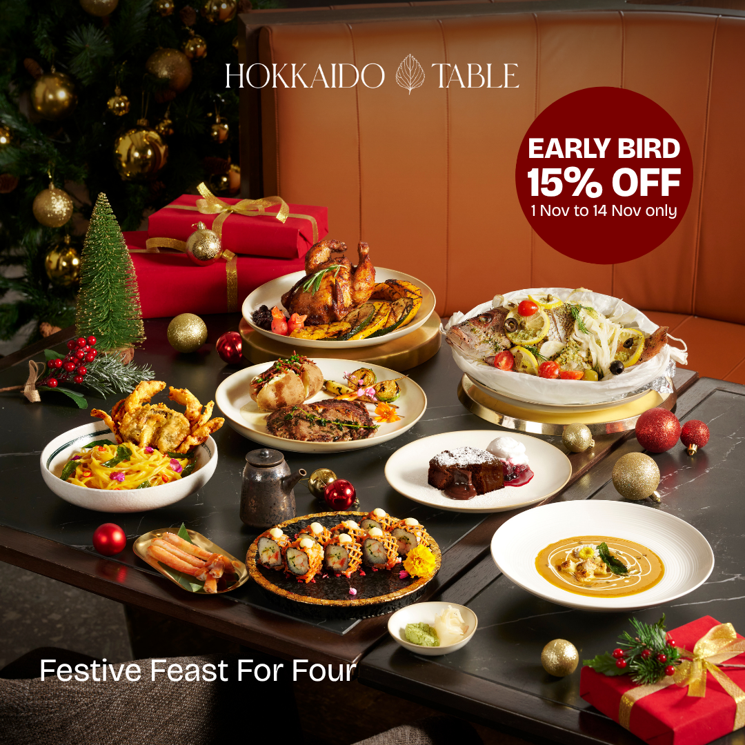 EARLY BIRD: Festive Feast For Four at Hokkaido Table, The Exchange TRX