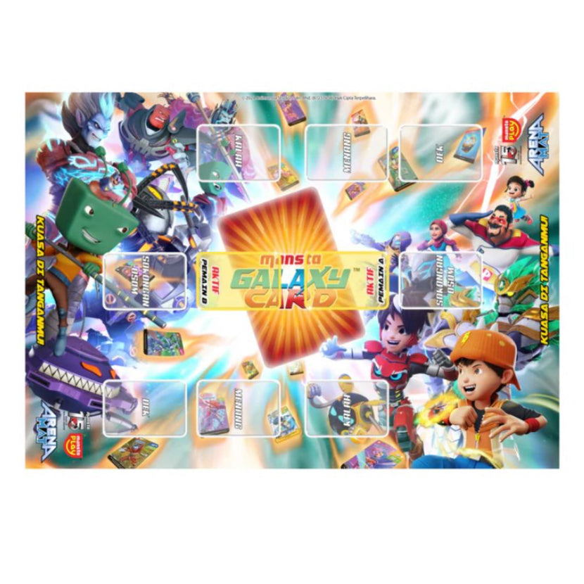 MONSTA Arena Mat 3.0-Holds Stickers, Cards & More!