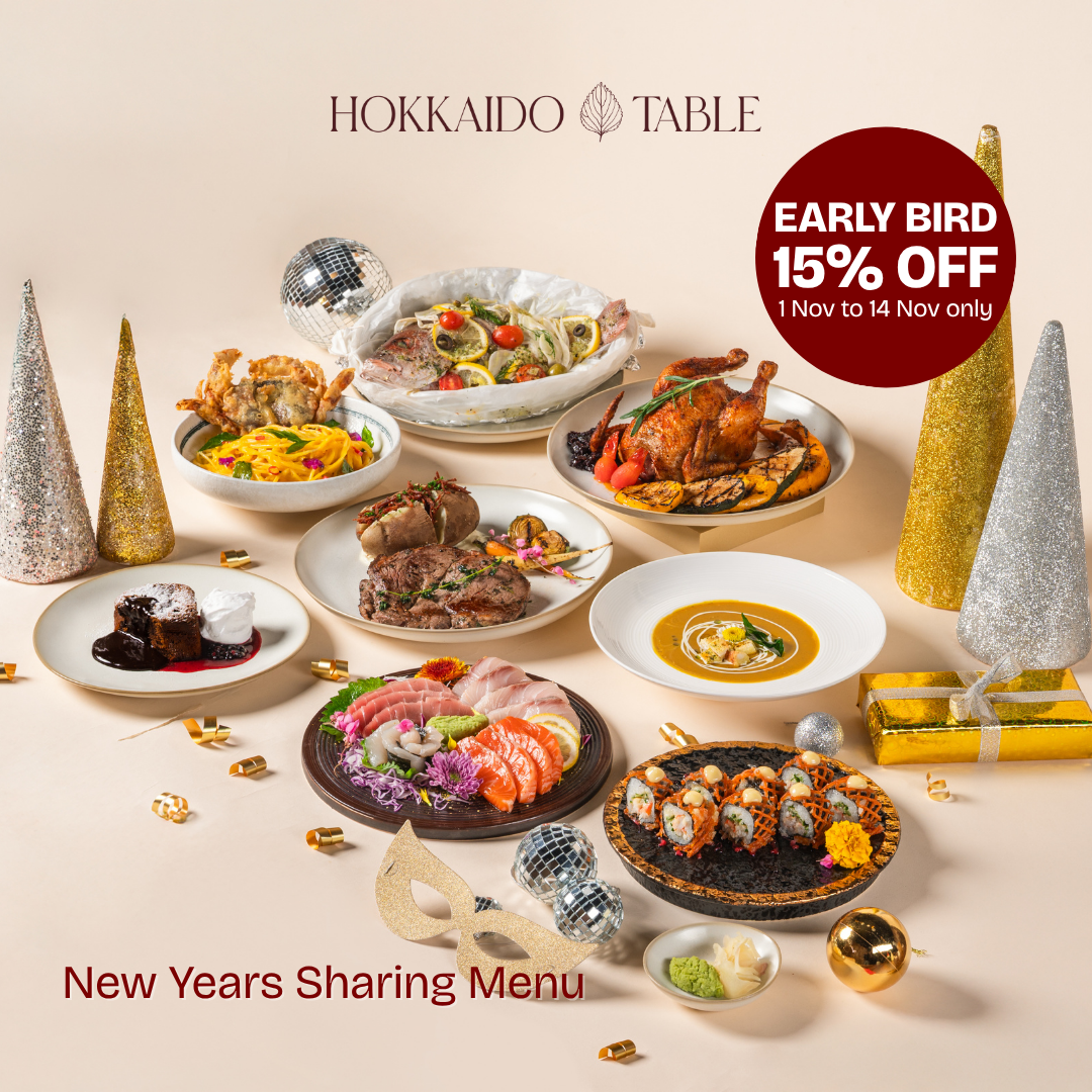 EARLY BIRD: New Years Sharing Menu at Hokkaido Table, The Exchange TRX