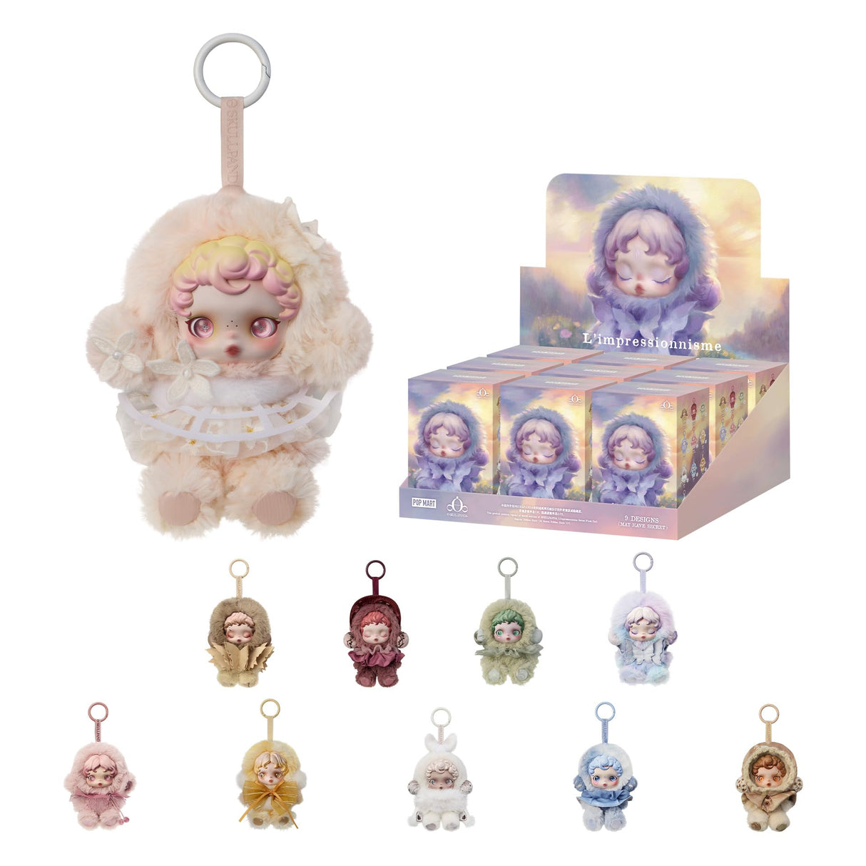 POP MART SKULLPANDA L’impressionnisme Series Plush Doll (Blind Box)