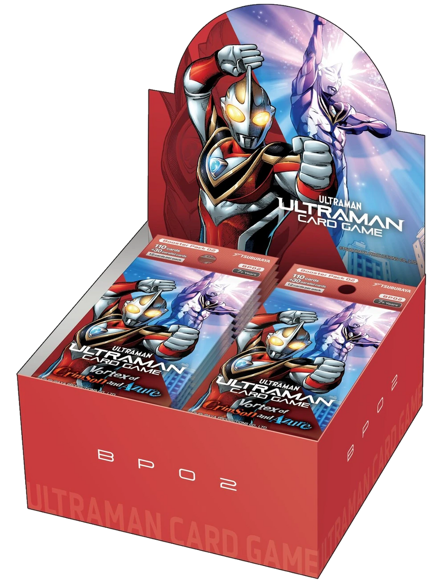 ［未開封カートン］ULTRAMAN CARD GAME 240個入り BP02 ULTRAMAN CARD GAME 日版BP-02 吹き荒れる紅と蒼| HobbyX Store