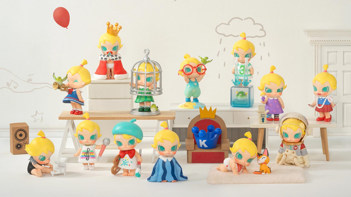 POP MART Baby Molly When I was Three! Series Figures