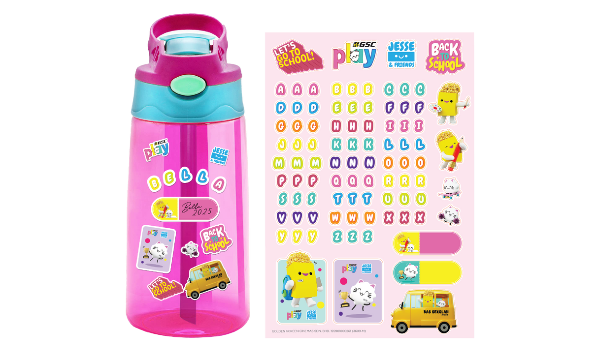 Jesse & Friends Backpack, Water Bottles & Stickers!