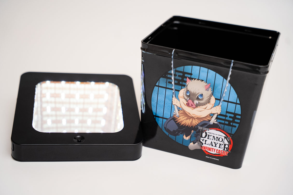 GSC Exclusive Demon Slayer 130oz Square Popcorn Tin with Infinity LED Lid