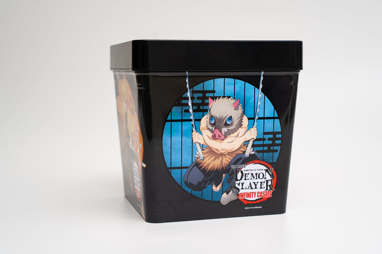 GSC Exclusive Demon Slayer 130oz Square Popcorn Tin with Infinity LED Lid
