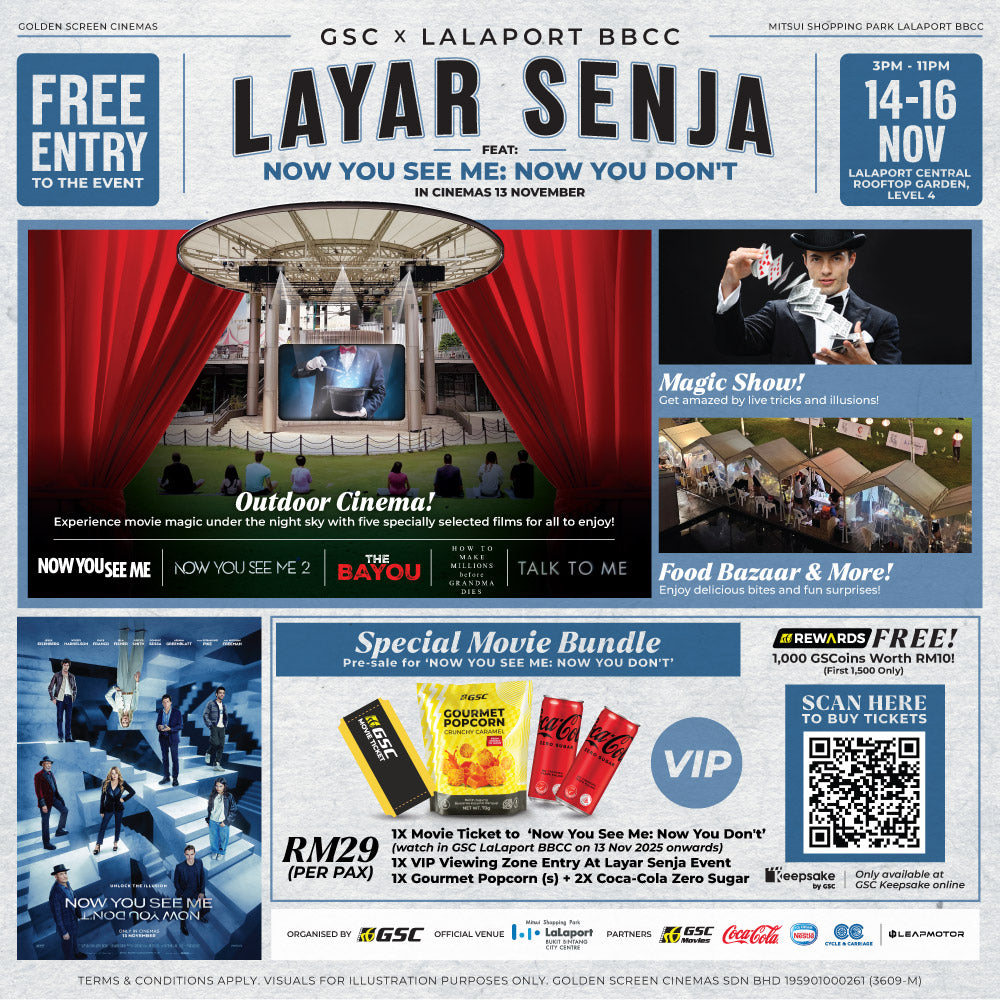 GSC x LaLaport Layar Senja Ft Now You See Me: Now You Don't