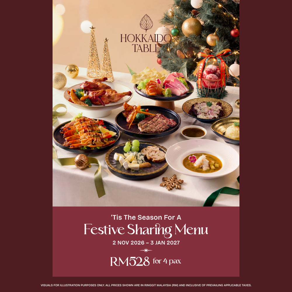 Festive Sharing Menu for Four at Hokkaido Table, The Exchange TRX