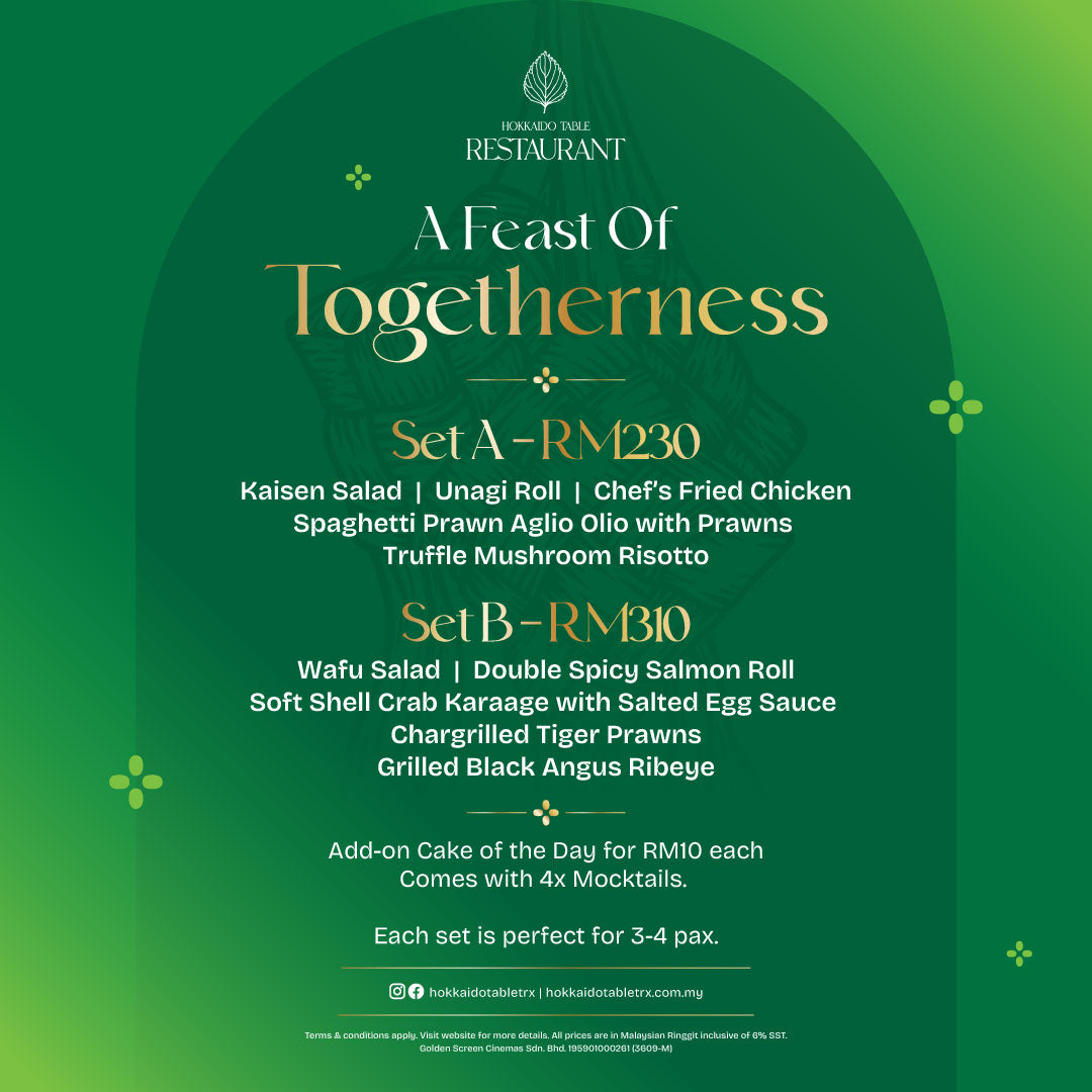 A Feast of Togetherness at Hokkaido Table, The Exchange TRX