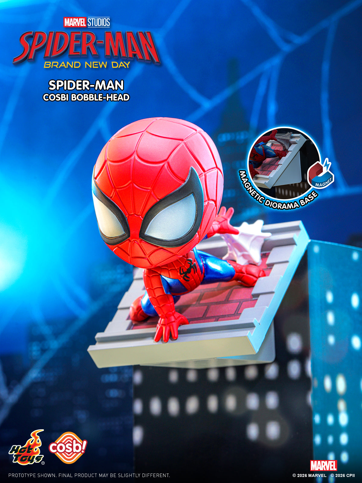 Hot Toys Cosbi Spider-Man Bobble-Head Blind Box (Assorted)