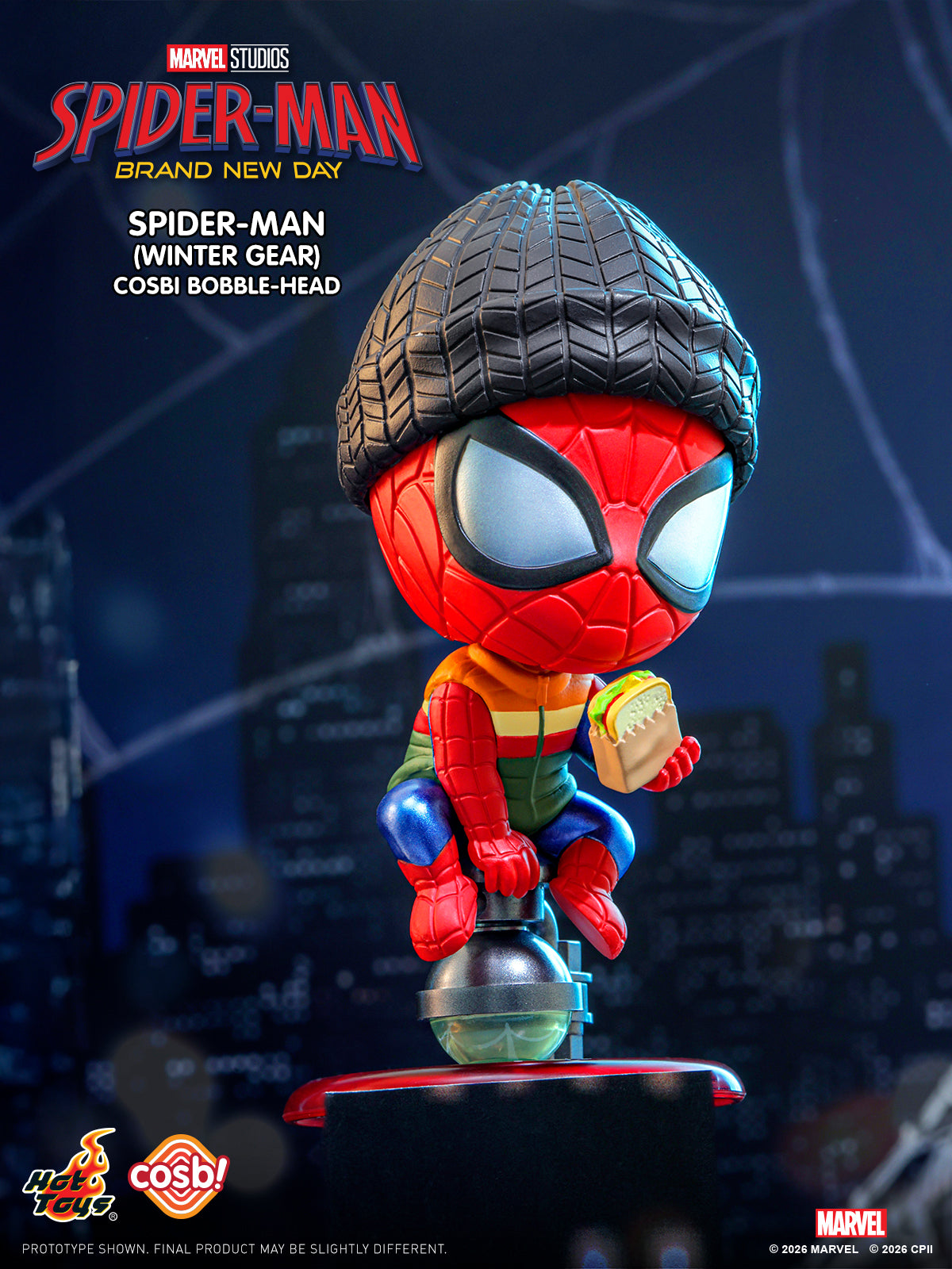 Hot Toys Cosbi Spider-Man Bobble-Head Blind Box (Assorted)