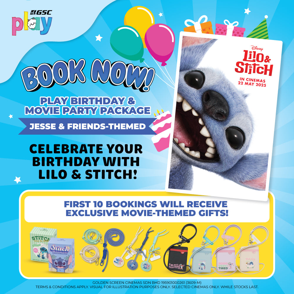 GSC Play Birthday & Movie Party Package (Jesse & Friends Theme)