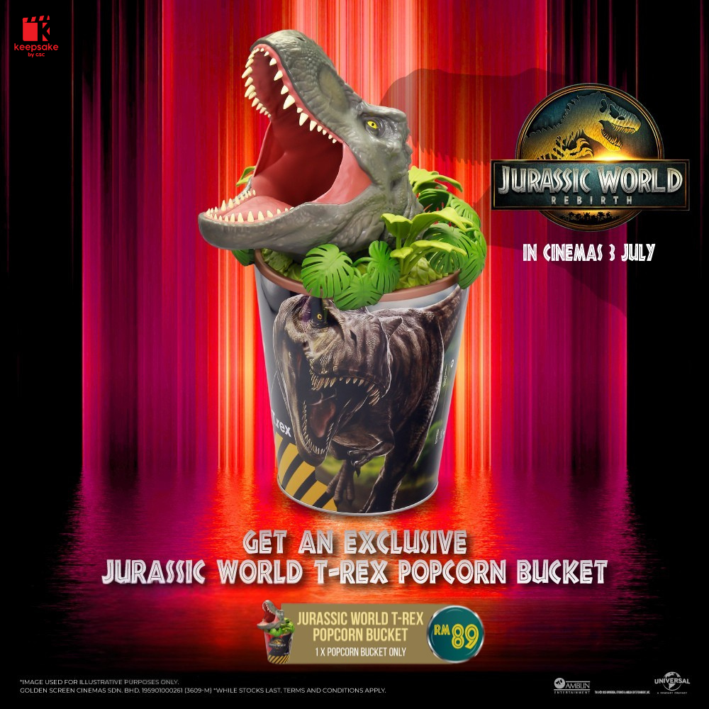 GSC Exclusive Jurassic World T-Rex Popcorn Bucket