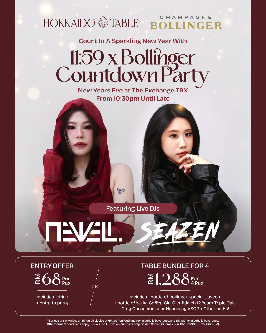 11.59 X Bollinger Countdown Party