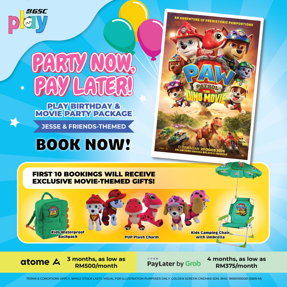 GSC Play Birthday & Movie Party Package (Jesse & Friends Theme)