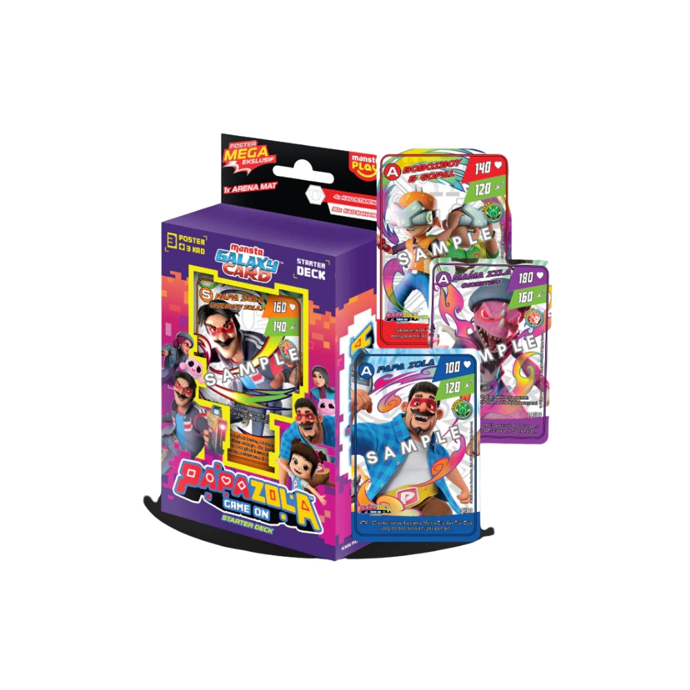 MONSTA Galaxy Card : Starter Deck 12 Papa Zola Game ON!