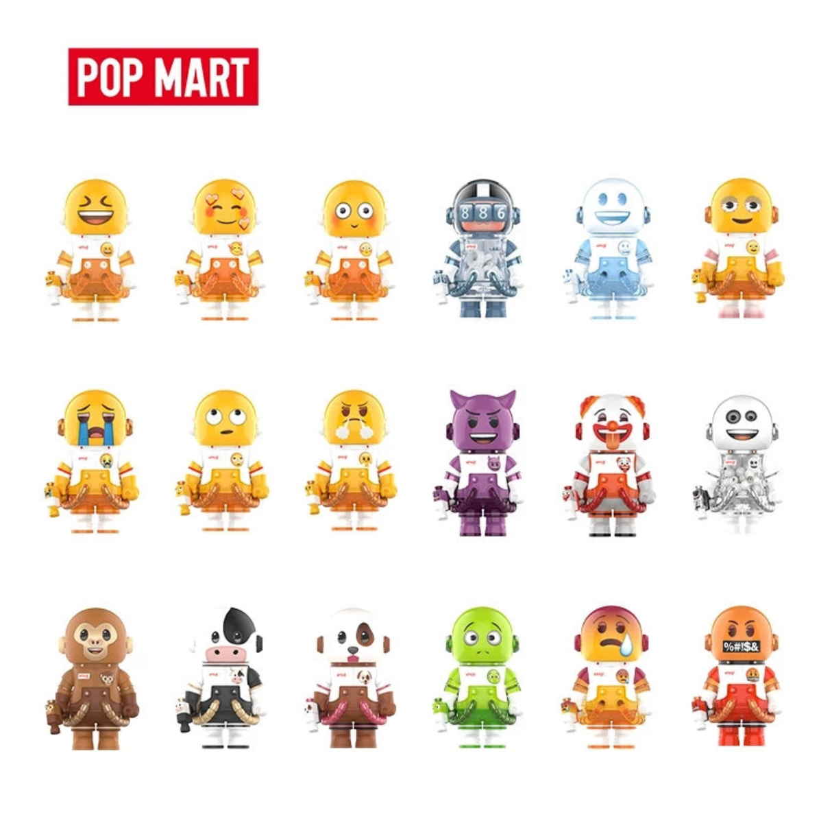 POP MART MEGA SPACE MOLLY 100% × emoji Series (Blind Box)