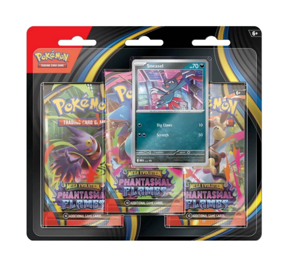 Pokémon TCG: ME02 Phantasmal Flames Blister (3-pack)