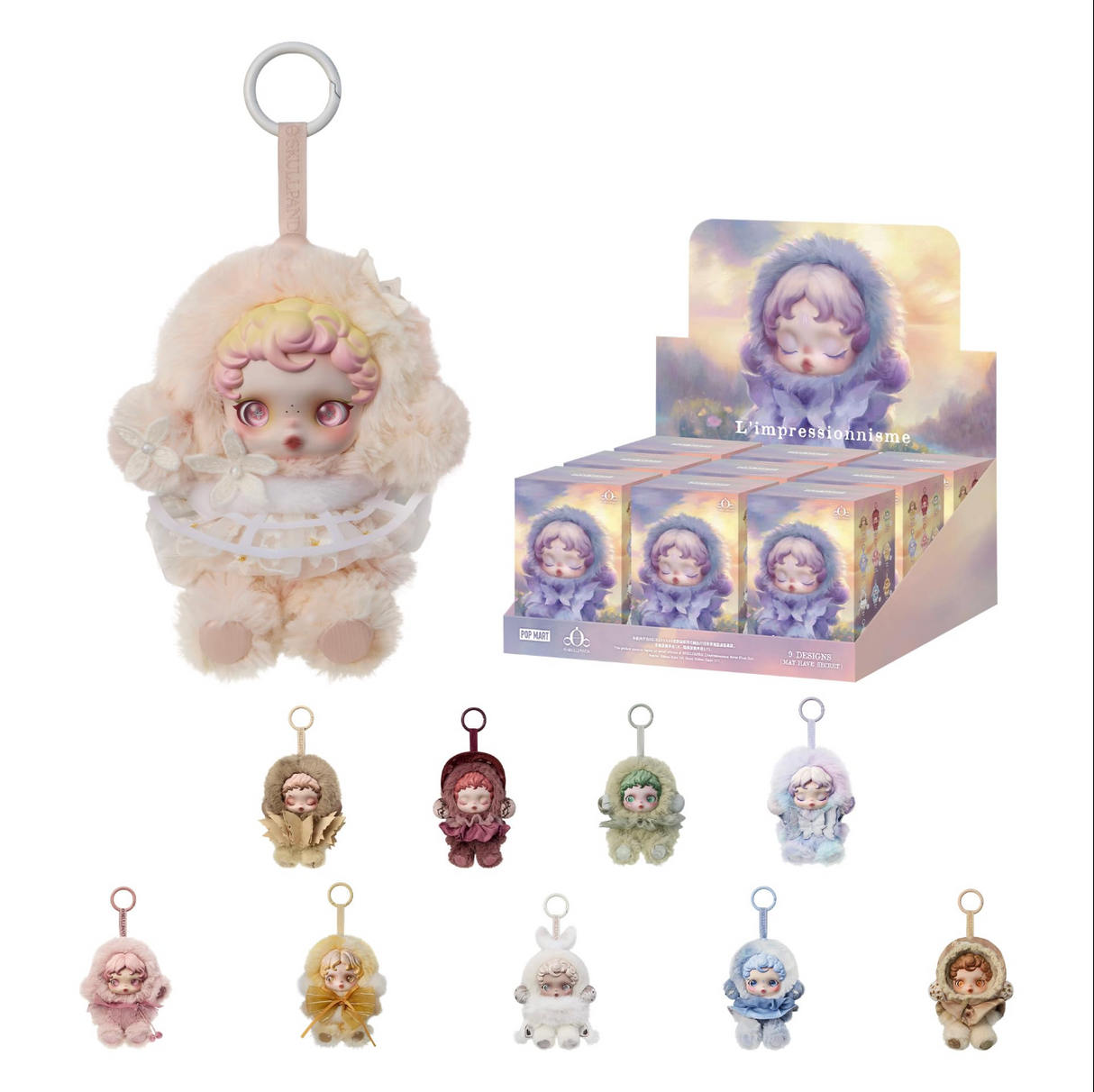 POP MART SKULLPANDA L’impressionnisme Series Plush Doll (Blind Box)