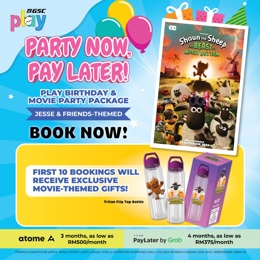 GSC Play Birthday & Movie Party Package (Jesse & Friends Theme)