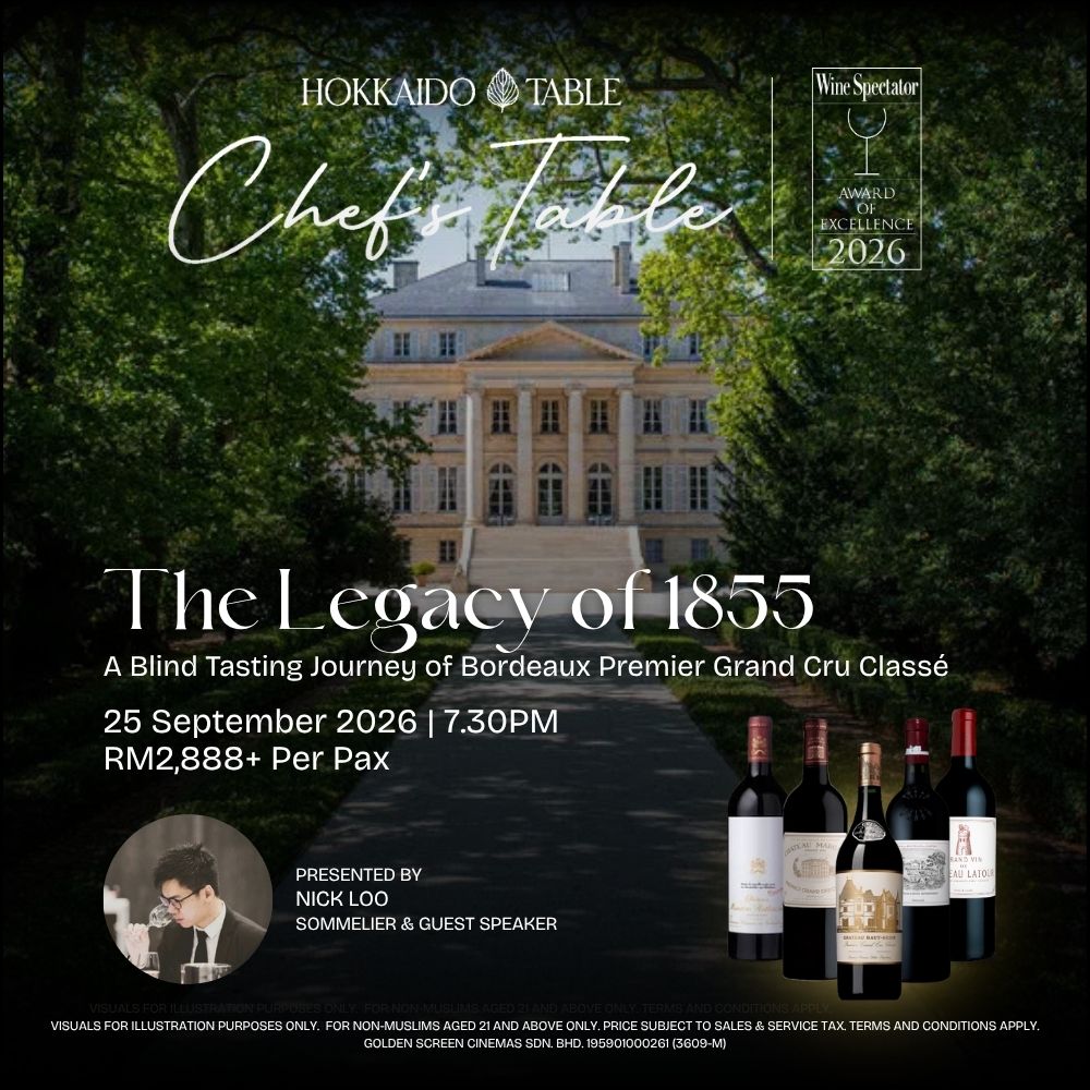 Chef's Table: The Legacy of 1855: A Blind Tasting Journey of Bordeaux Premier Grand Cru Classé