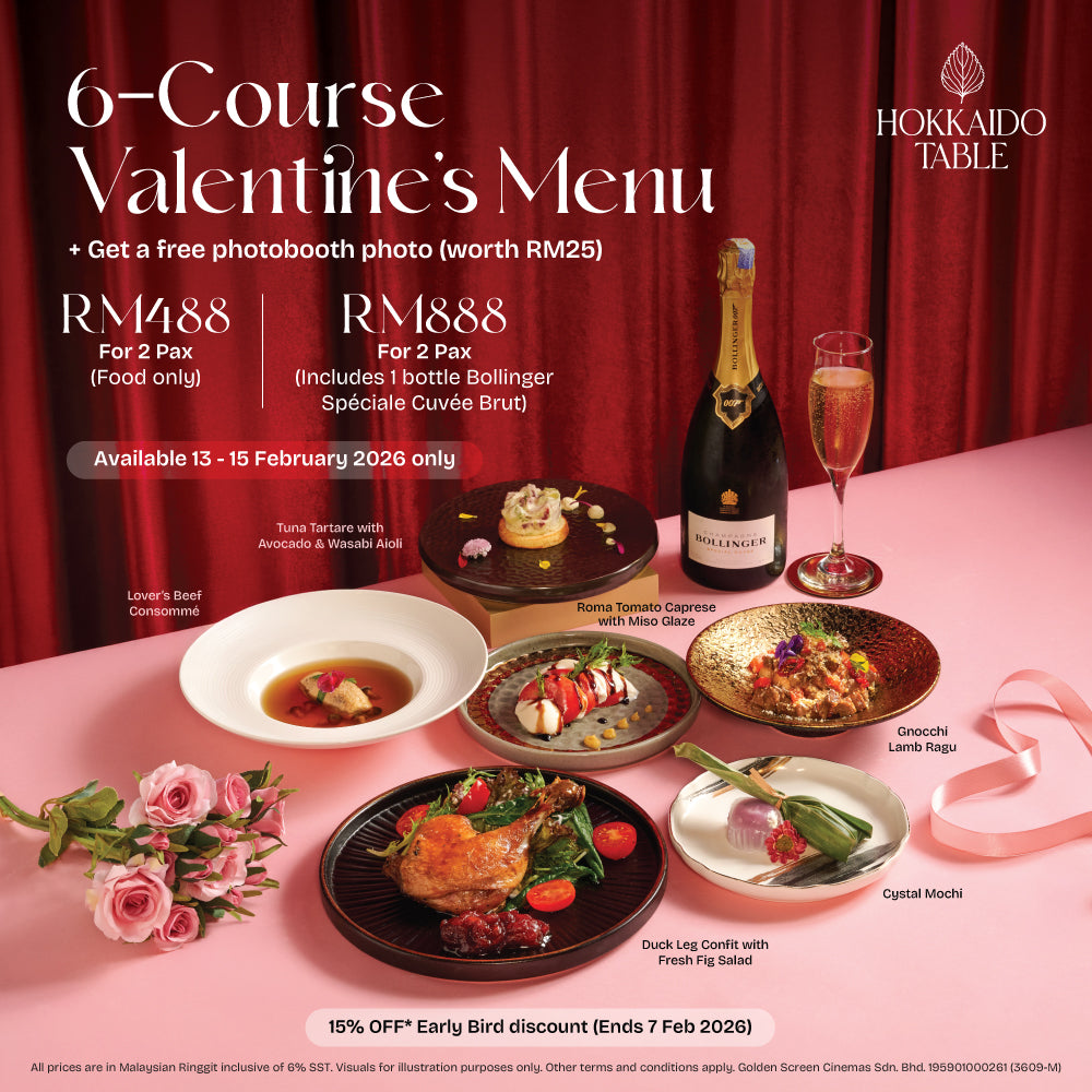 EARLY BIRD: 6-Course Valentine’s Menu at Hokkaido Table, The Exchange TRX