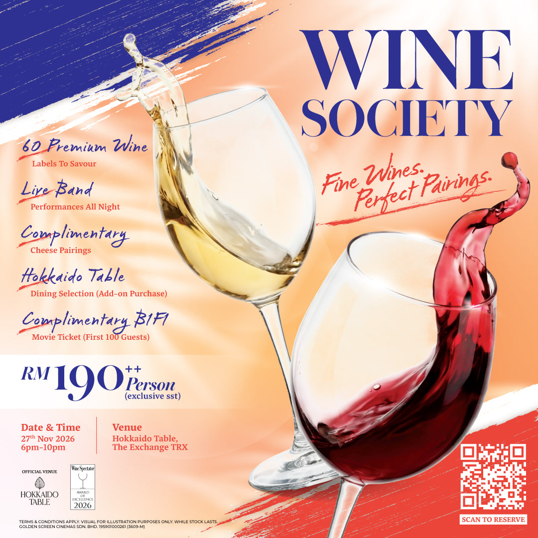 Wine Society 2026 at Hokkaido Table, The Exchange TRX