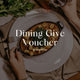 Dining Gift Vouchers