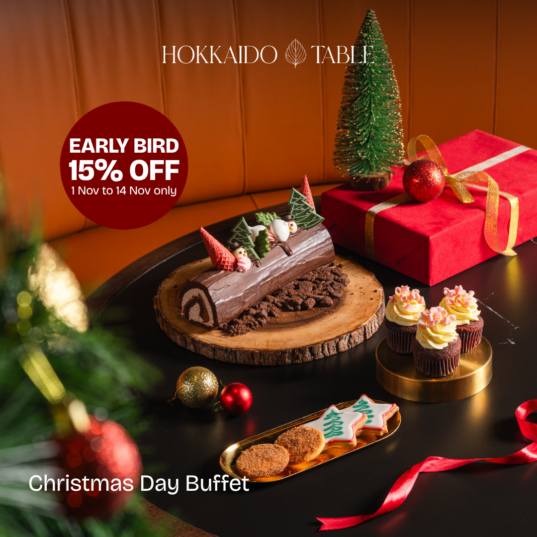 EARLY BIRD: Christmas Day Buffet at Hokkaido Table, The Exchange TRX