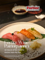 Fortier Wine Pairing Dinner at Hokkaido Table