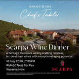 Chef's Table: Scarpa Wine Pairing Dinner