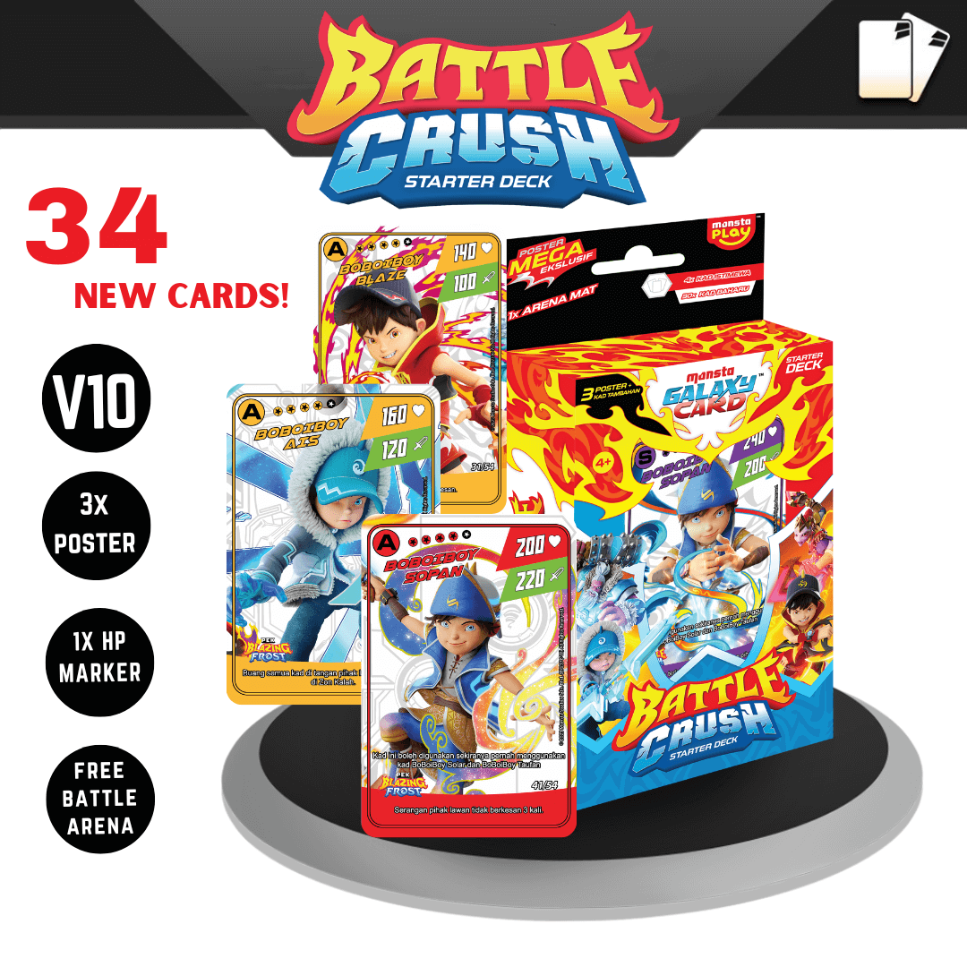 MONSTA GALAXY CARD: STARTER DECK BATTLE CRUSH