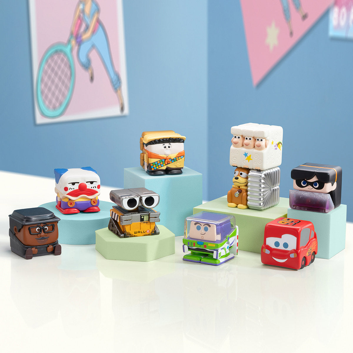 POP MART Disney Pixar Pop Cube 1 Series Figures