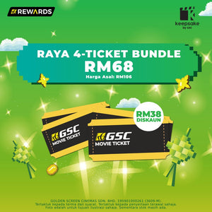 RAYA BERSAMA GSC 4-Tickets Bundle 