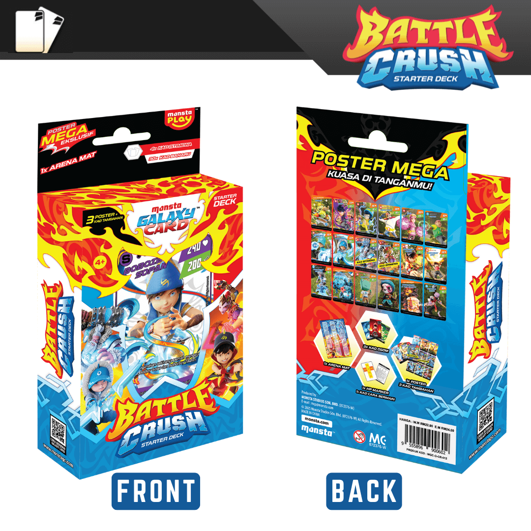MONSTA GALAXY CARD: STARTER DECK BATTLE CRUSH