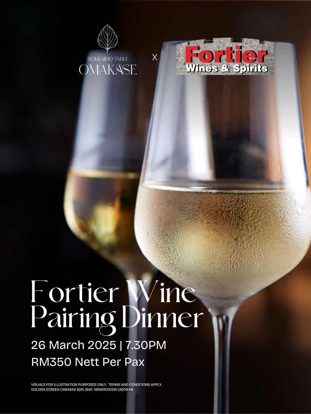 Fortier Wine Pairing Dinner at Hokkaido Table