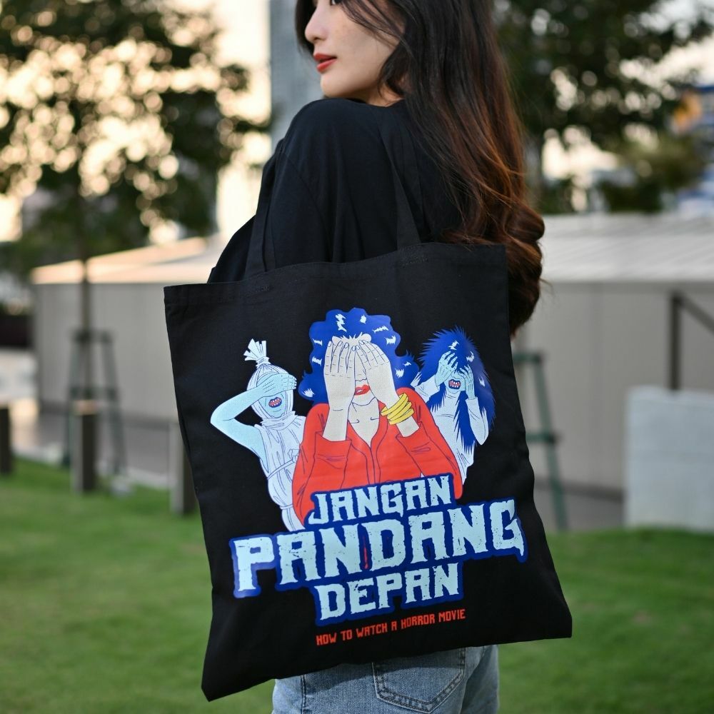 #JomWayang Collection - "Jangan Pandang Depan" Tote Bag