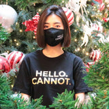 #GSCAdmin T-shirt: Hello. Cannot. [Gold Foil Print]