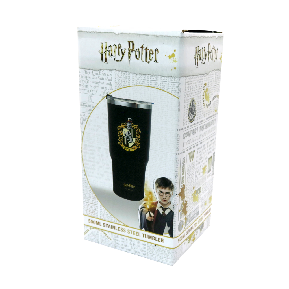 Harry Potter 500ml Stainless Steel Tumbler - Black