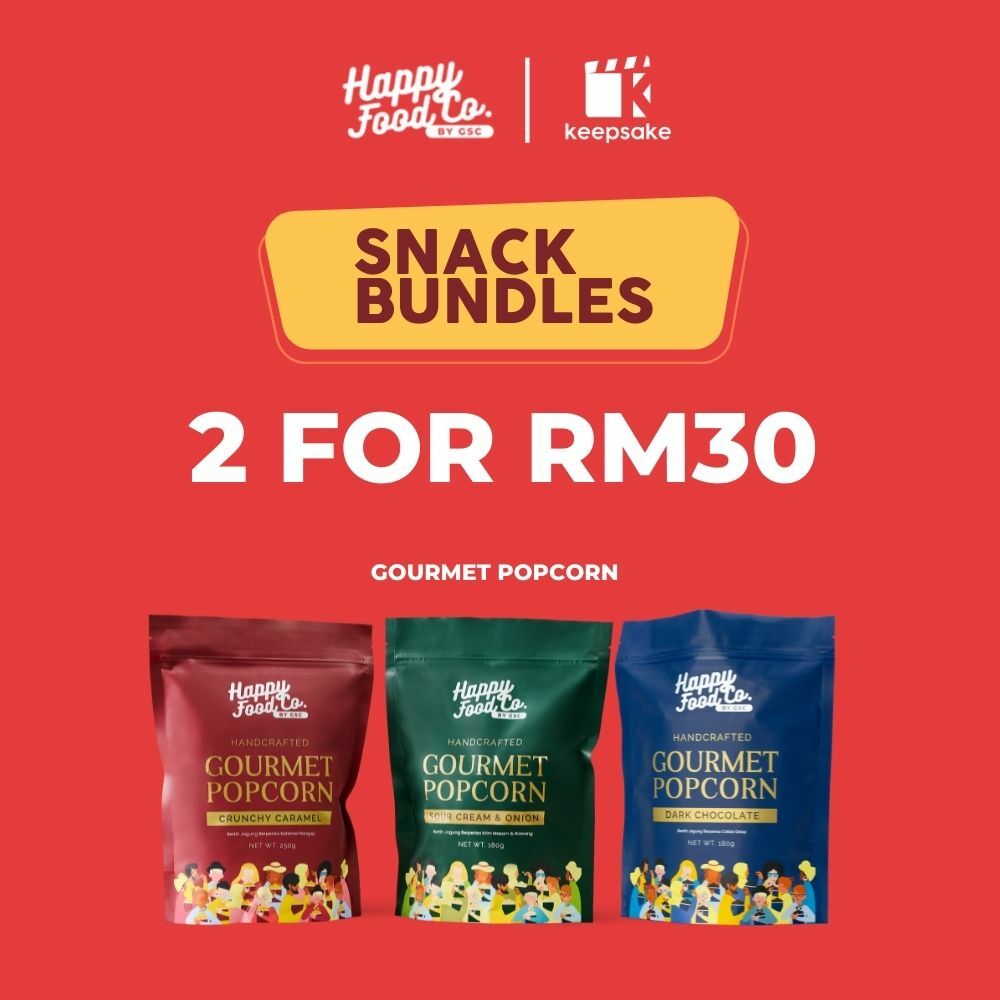 Happy Food Co - Gourmet Popcorn Flavours (Twin Pack)