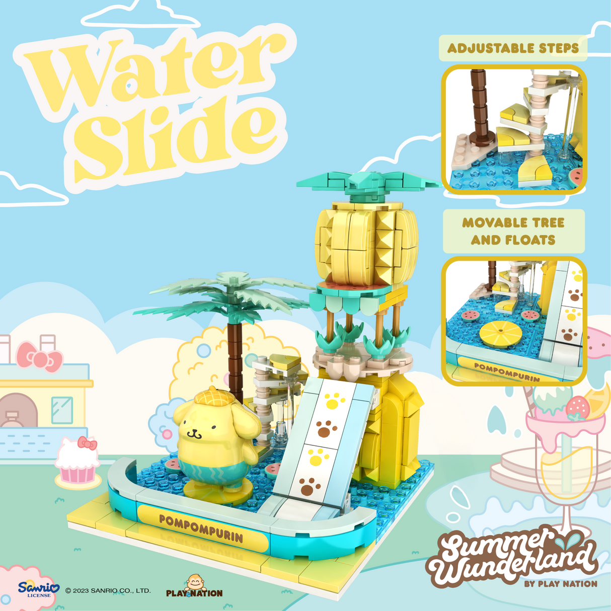 Summer Wunderland PomPomPurin Water Slide