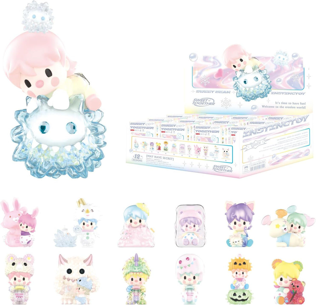 POP MART Sweet Bean × INSTINCTOY Series Figures (Blind Box)