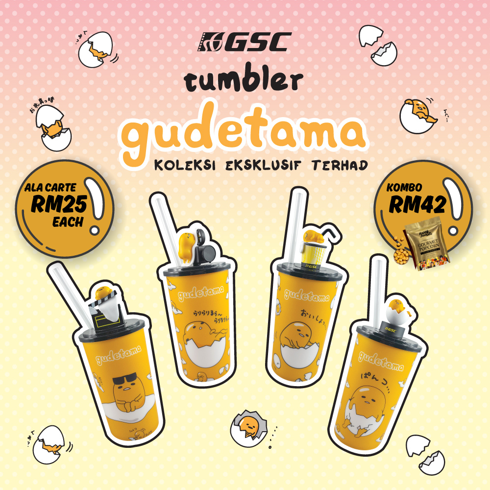 Gudetama Movie Series Tumbler (Randomize)